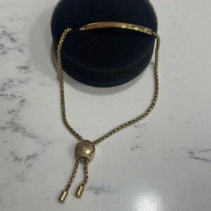 Michael Kors Gold Plated Tennis Bracelet